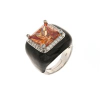 Anello Bysimon Donna Simeone R in Argento Zircone 1502393 - 1502393